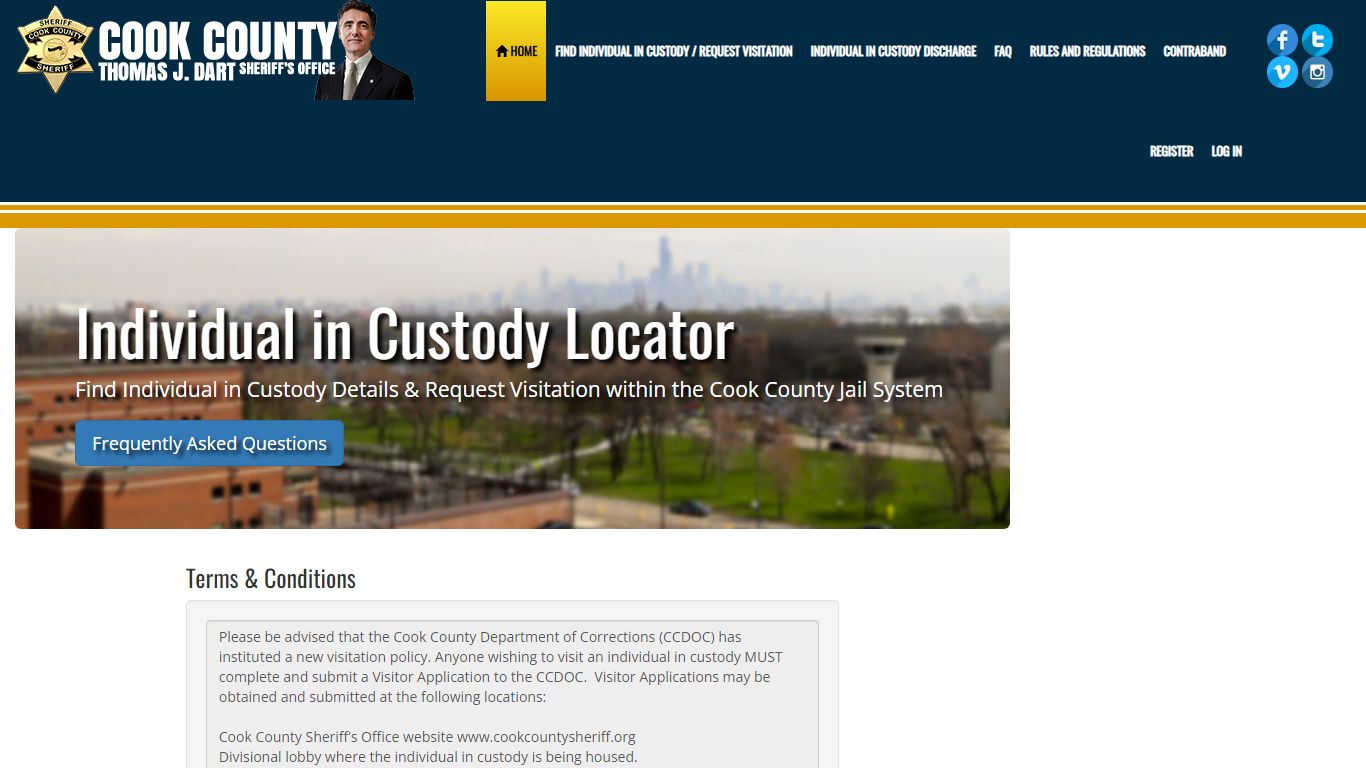 Home Page - Individual in Custody Locator - inmatelocator.ccsheriff.org